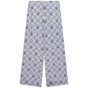 Mint Velvet Blue Geometric Print Wide Trousers